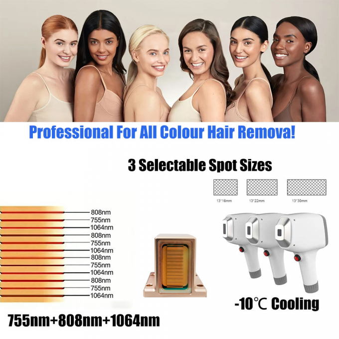 High Power Professional Diode Laser Hair Removal System with â10Â°C Cooling 1