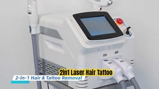 2in1 Laser Penghilang Tato Rambut Peremajaan Kulit
