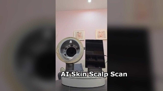 Perangkat Klinik Kecantikan Pro Penganalisis Kulit Kepala Kulit AI